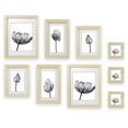 thumbnail image 1 of Photo Frame Wood Picture Frame Gallery Collection Collage Wall Hanging Photo Frame for Photo 9 Opening Photo Sockets Edge Family Friends Home Decor, 1 of 1
