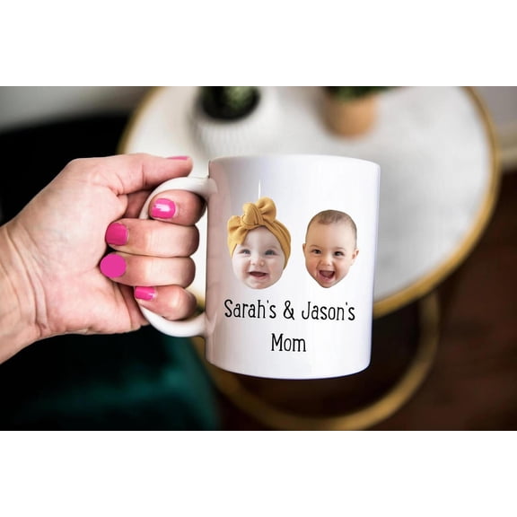 Photo Gift, Personalized Photo Gift, Photo, Custom, Kid Face, Mothers Day, AURORAVALLEY, 11oz-15oz Mug