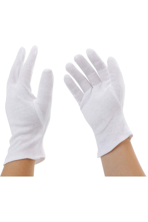 Photo Handling Gloves, Elastic Wrist Work Gloves, Perfect For Archival And Art Handling (3 Pairs)