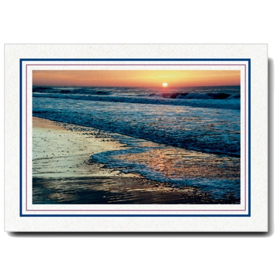 Photo Insert Card, Cardstock with Double Border, Set of 10 for 4x6 Photos