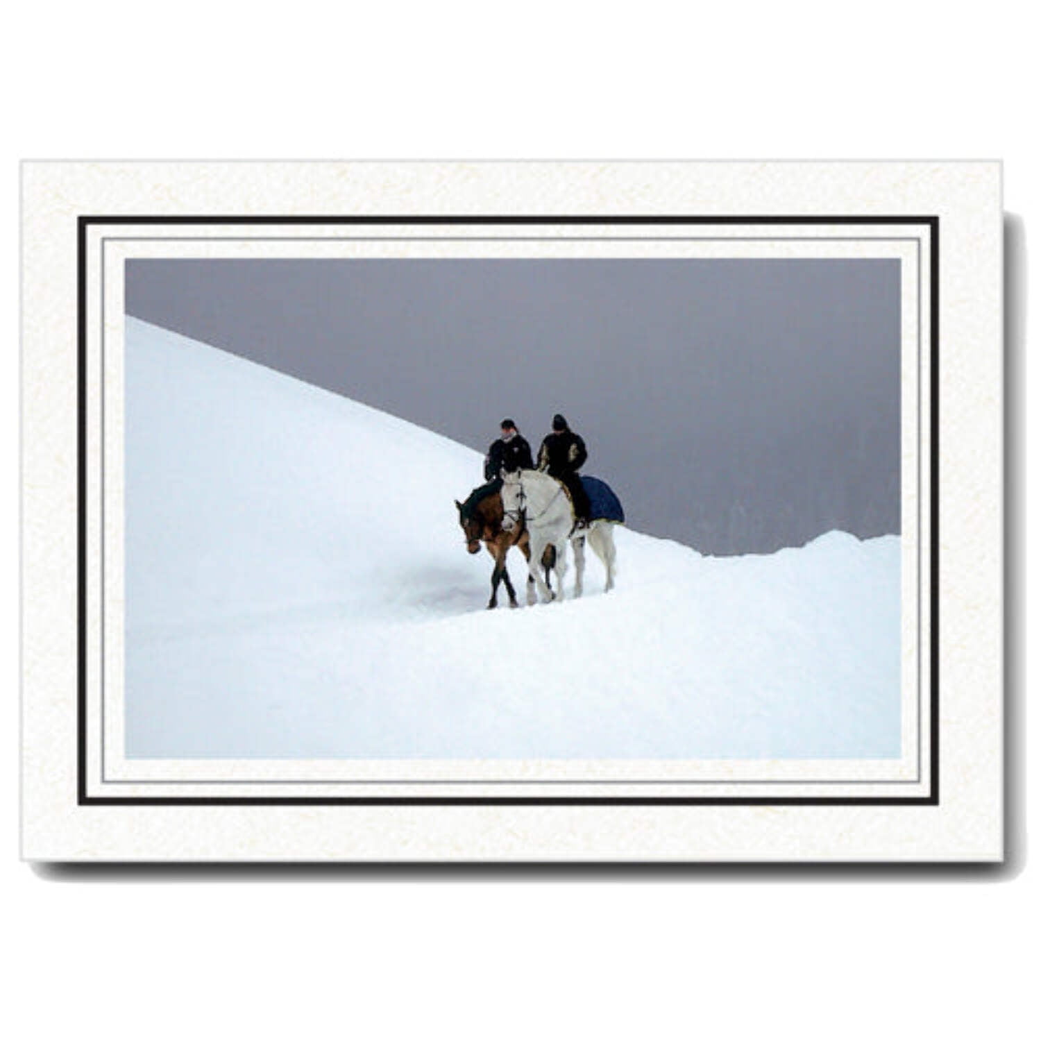 Photo Insert Card, Cardstock with Double Border, Set of 10 for 4x6 ...