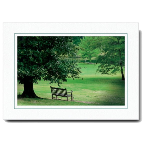 Photo Insert Card, Cardstock with Single Border, Set of 10 for 4x6 Photos