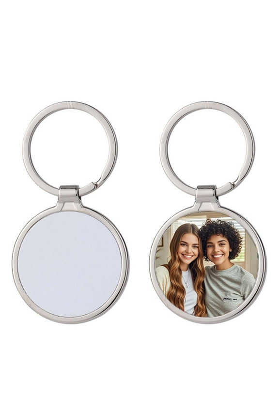 Photo Keychain Personalized,Custom Photo/Text/Key+Icons,Men Women Couple Anniversary Custom Photo Keychain Gift