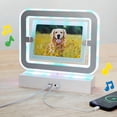 thumbnail image 1 of Photo Light Up Makeup Mirror With Bluetooth USB Speaker, 1 of 7
