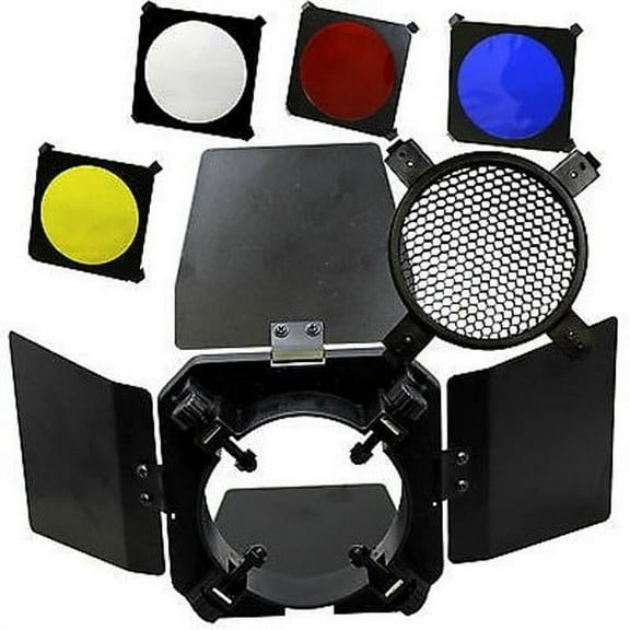 Photo Lighting Barn Door Set, 4" Opening