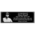 thumbnail image 1 of Photo Memorial Bench Plate, Personalized Plaque, Door Name Plate, Building Sign, Engraved Tree Plaque, Multiple Sizes and Colors(Black With White Writing), 1 of 12