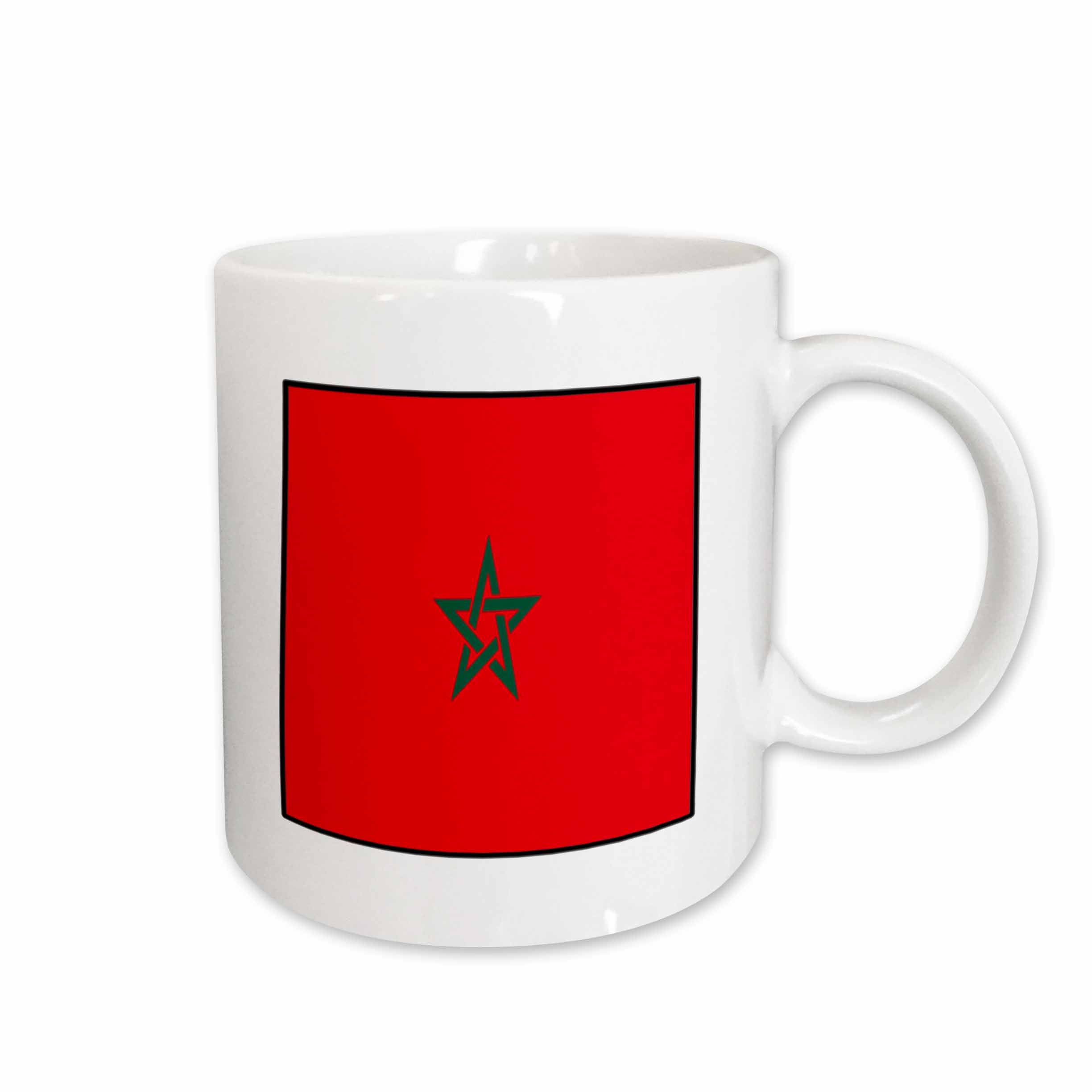 3drose Button 3drose, Photo of Morocco Flag Button, 15oz Mug - Walmart.com