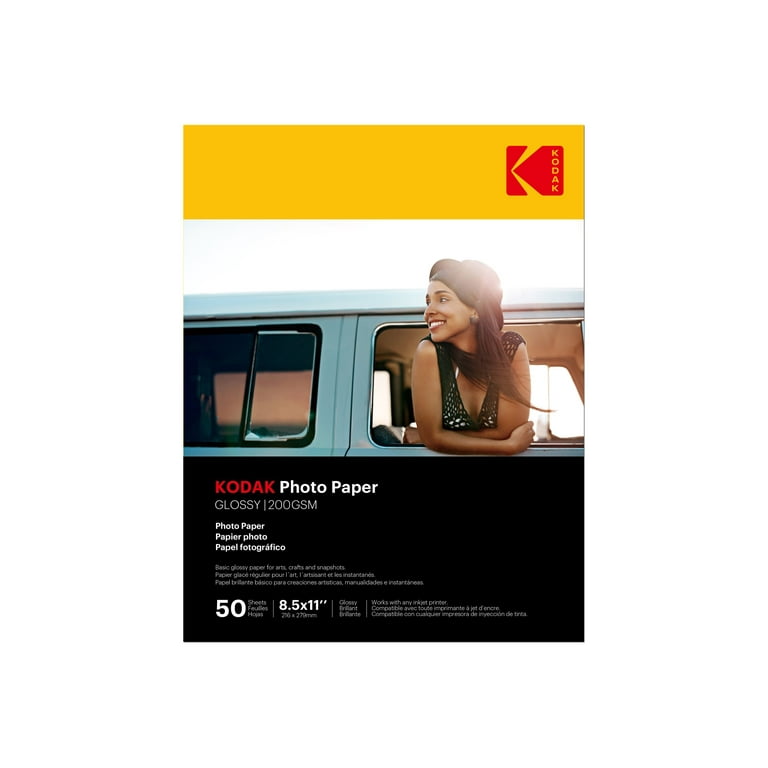 Everyday Photo Paper, 8 mil, 8.5 x 11, Glossy White, 50/Pack Everyday Photo Paper, 8 mil, 8.5 x 11, Glossy White, 50/Pack