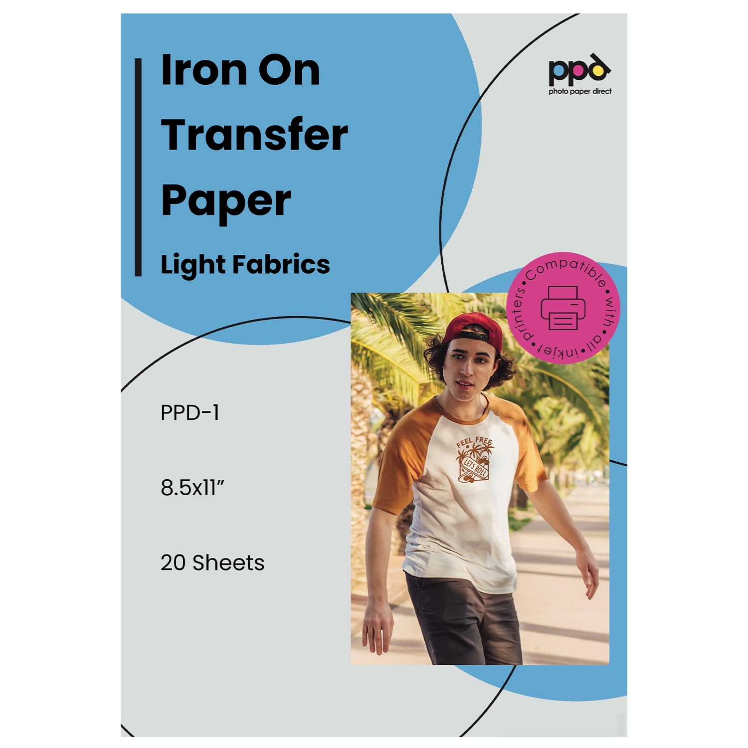 PPD Inkjet Iron-On T Shirt Transfer Paper Pack of Jamaica Ubuy