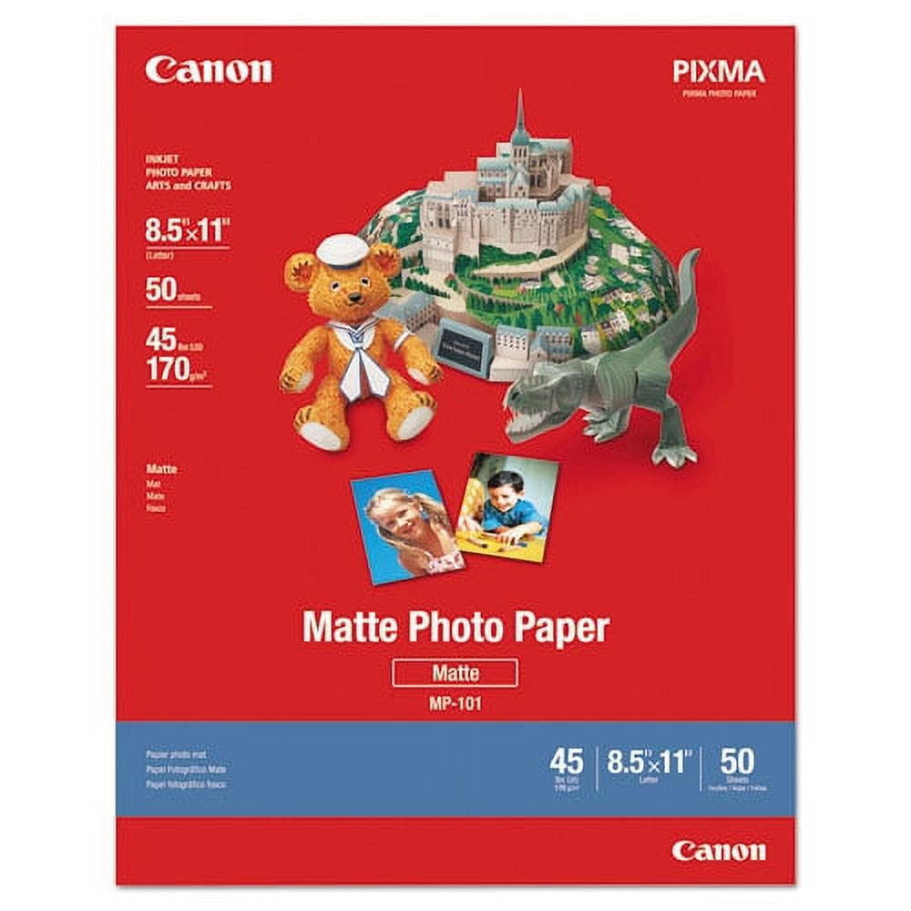Photo Paper Plus, 8.5 mil, 8.5 x 11, Matte White, 50/Pack Photo Paper Plus, 8.5 mil, 8.5 x 11, Matte White, 50/Pack