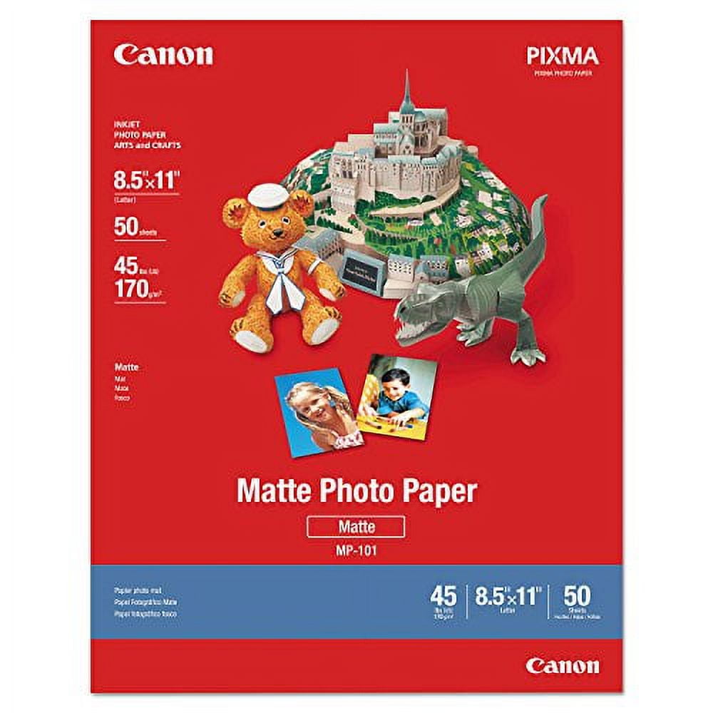 Photo Paper Plus Matte 8 1/2 x 11 Sheets (Pack 50)