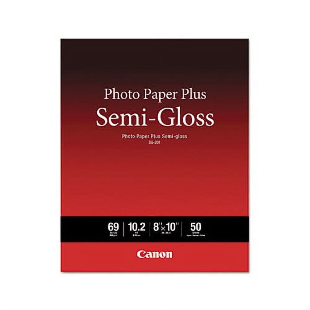 Photo Paper Plus Semi-Gloss 8 x 10, Semi-Gloss White, 50/Pack - Walmart.com
