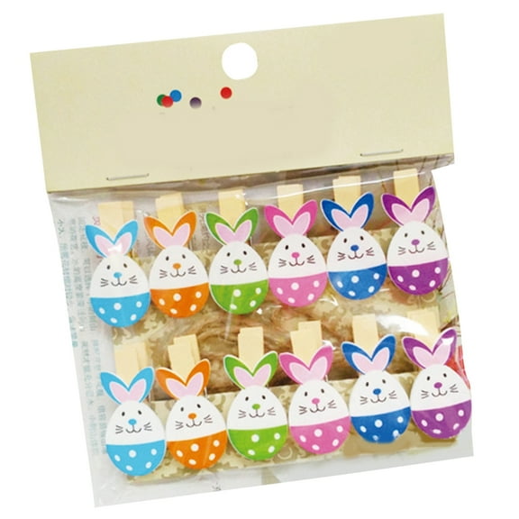 Photo Peg with 1.5Yard String Wood Photo Clip Wood Pegs For Photo Hanging