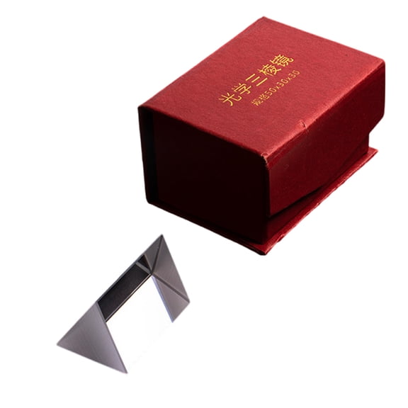 Photo Photography Prism Crystal Glass Triangular Prism Rainbow Prism Multifunctional Triangular Prism for Students