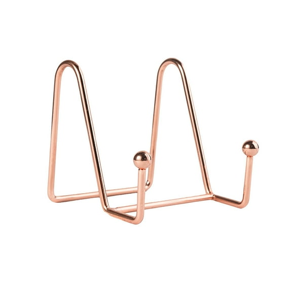 Photo Picture Frame Holder Iron Photo Display Stand Classic Book Magazine Display Rack for Home Countertop Desktop (Siz