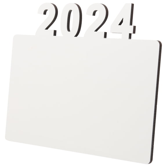 Homoyoyo Sublimation Blank Picture Frame White Density Board DIY Engraving Friends Office Use 1Pack