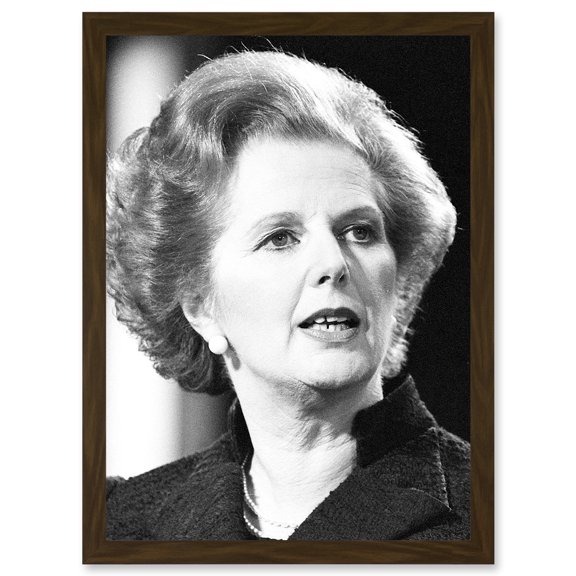 Photo Portrait Margaret Thatcher Prime Minister Britain UK Artwork Framed Wall Art Print A4