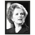 thumbnail image 1 of Photo Portrait Margaret Thatcher Prime Minister Britain UK Artwork Framed Wall Art Print A4, 1 of 4
