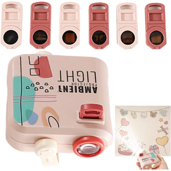 Photo Projection Lamp – Cartoon Birthday Party Light with Slide, Decorative Photo Projector for Home Decor, Festival & Celebration Decor, Birthday Gift & Room Decoration(RL 1 PC)