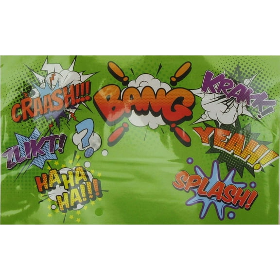 Photo Prop Background 44 inch x 72 inch Comic Bang