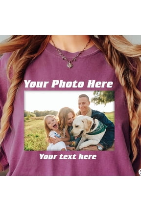 Photo Shirt Custom Shirt With Photo Custom Photo Shirt Custom Tee Picture Shirt Custom Log