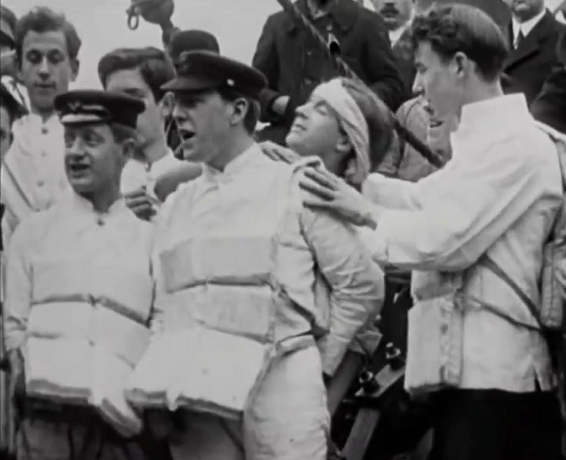Photo Still from 1912 footage Some crew of the Titanic picked up at sea Canvas Art - (18 x 24)
