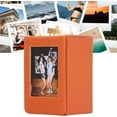 thumbnail image 1 of Photo Storage Box, Decorative Box, Functional Storage Case for 2x3 Films/Photos/Cards, Polaroid Photo Storage Box Photo Holder Compatible with Fujifilm Instax Mini Film, Brown, 1 of 7