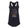 thumbnail image 1 of Photo Studio Camera Neon Design Tank Women -Image by Shutterstock, Female x-Large, 1 of 4