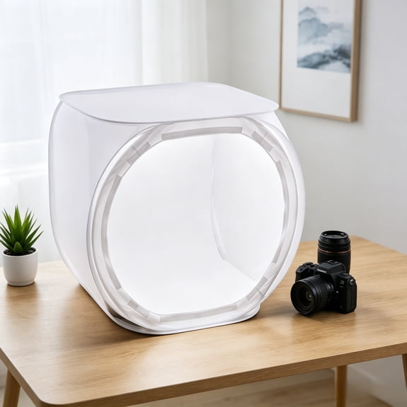 Photo Studio Light Box, Photography Light Tent Foldable Collapsible Product Photography Box with Carrying Bag – Glare-Free Light Diffuser for Professional Product Photos, Portable Photo Shooting Stud