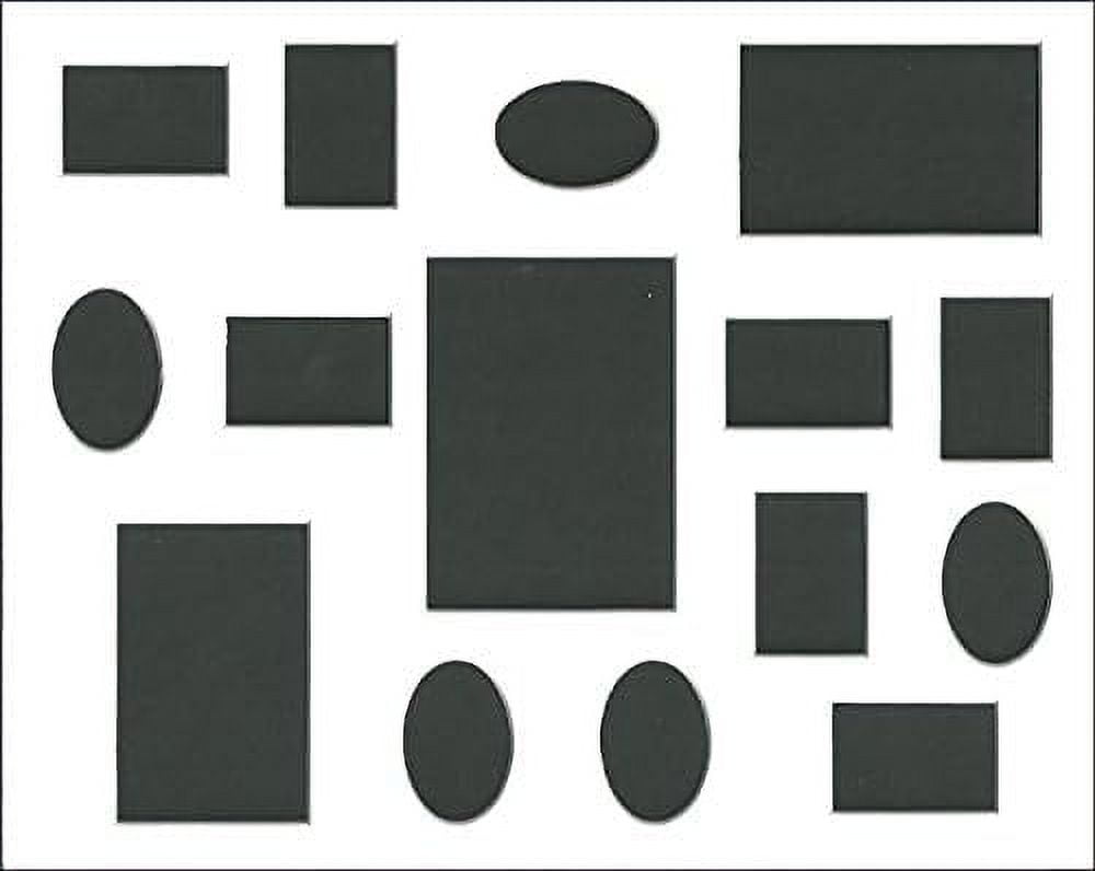 Photo White 16X20 Collage Picture Mat For 15 Photos Or Pictures photo-white-16x20-collage-picture-mat-for-15-photos-or-pictures