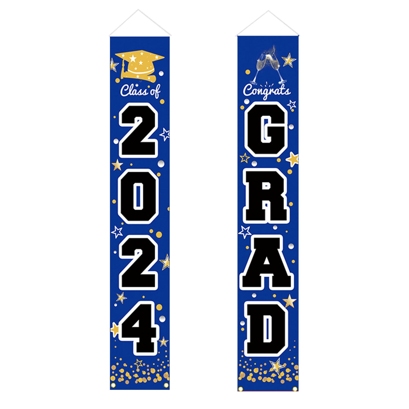 Photo backdrop Adjustable Room bedroom Flag Blue Graduation Decorations Class Of 2025 Congrats