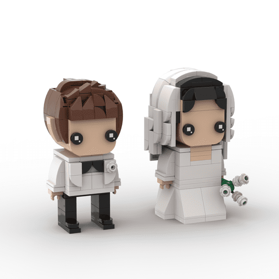 *Photo custom Brick figure DIY design* MOC self-portrayal set brick figure order,family Anime Movie Pet wedding gift