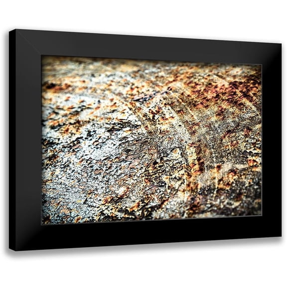 PhotoINC Studio 14x11 Black Modern Framed Museum Art Print Titled - Retro Rust