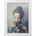 thumbnail image 1 of PhotoINC Studio 14x18 White Modern Wood Framed Museum Art Print Titled - Dark Rose, 1 of 4
