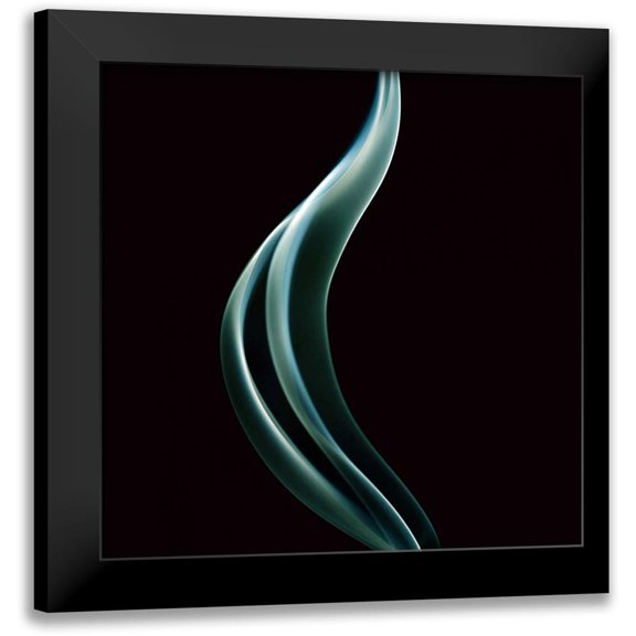 PhotoINC Studio 15x15 Black Modern Framed Museum Art Print Titled - Smoke