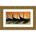 thumbnail image 1 of PhotoINC Studio 18x11 Gold Ornate Wood Framed with Double Matting Museum Art Print Titled - Gondola, 1 of 4