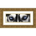 thumbnail image 1 of PhotoINC Studio 24x11 Gold Ornate Wood Framed with Double Matting Museum Art Print Titled - Husky, 1 of 4