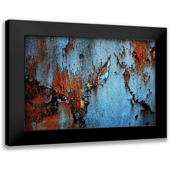 PhotoINC Studio 24x17 Black Modern Framed Museum Art Print Titled - Rust