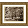 thumbnail image 1 of PhotoINC Studio 24x19 Gold Ornate Wood Framed with Double Matting Museum Art Print Titled - Cherry Tree Park, 1 of 4