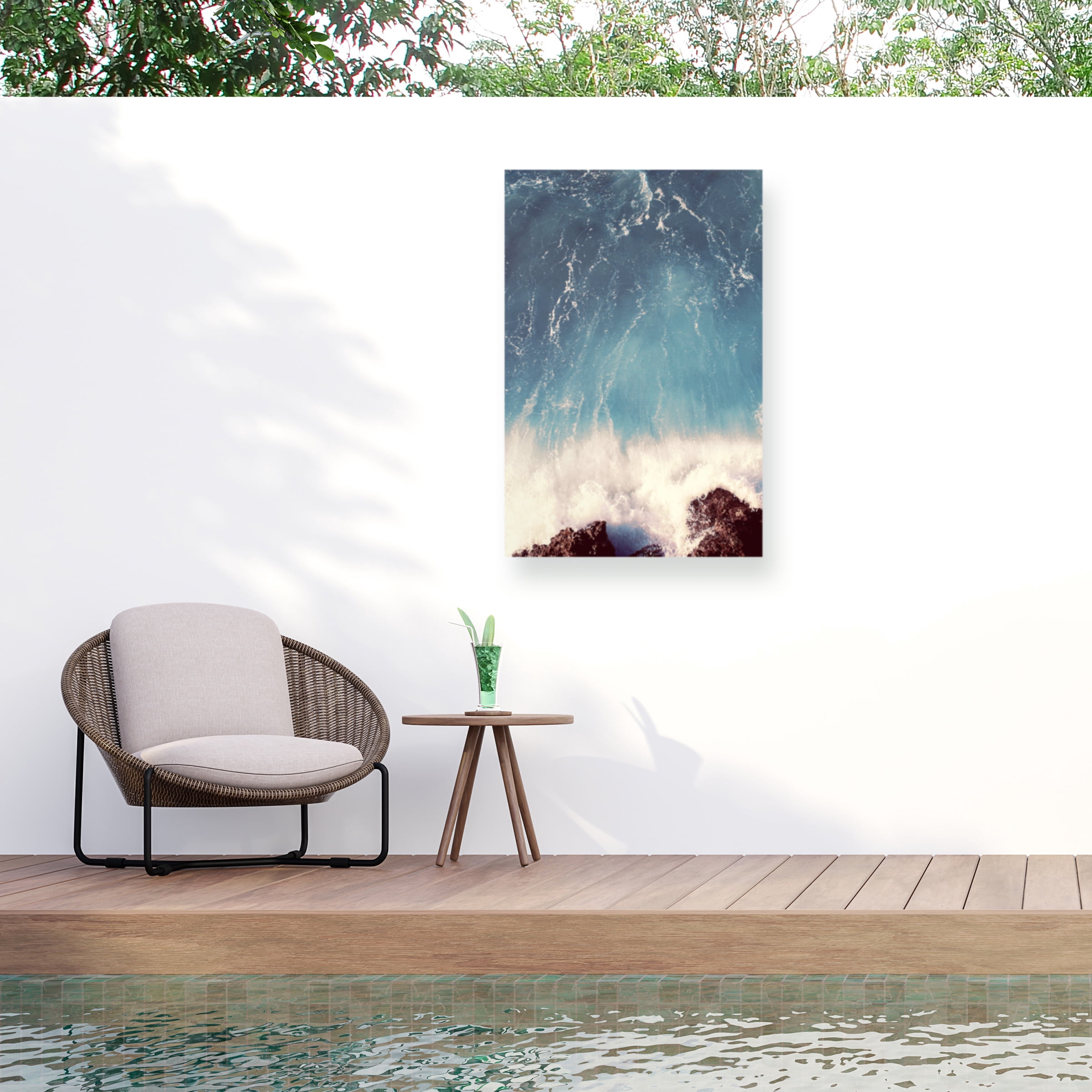 PhotoINC Studio 'Meeting Point' Outdoor Canvas
