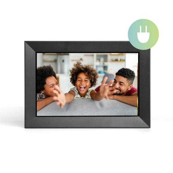 PhotoSpring Lite 10in WiFi Digital Picture Frame | Send Photos by Email, Web or Our Free App | Electronic Picture Frame with Touchscreen & 32GB Internal Memory | Easy Setup | Play Video up to 5min