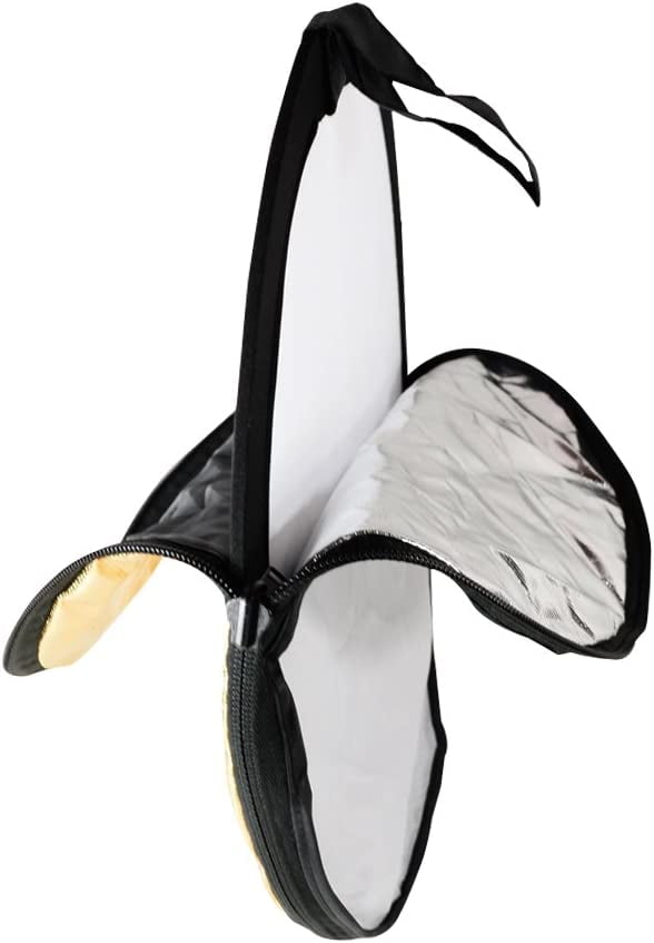 PhotoTrust 5 in1 Pocket ReflectorSuper Portable Tiny Reflector 12"/30cm Collapsible MultiDisc