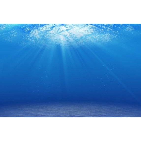 Photocall Background Aquarium Party Birthday Children Baby Wave Surface ...