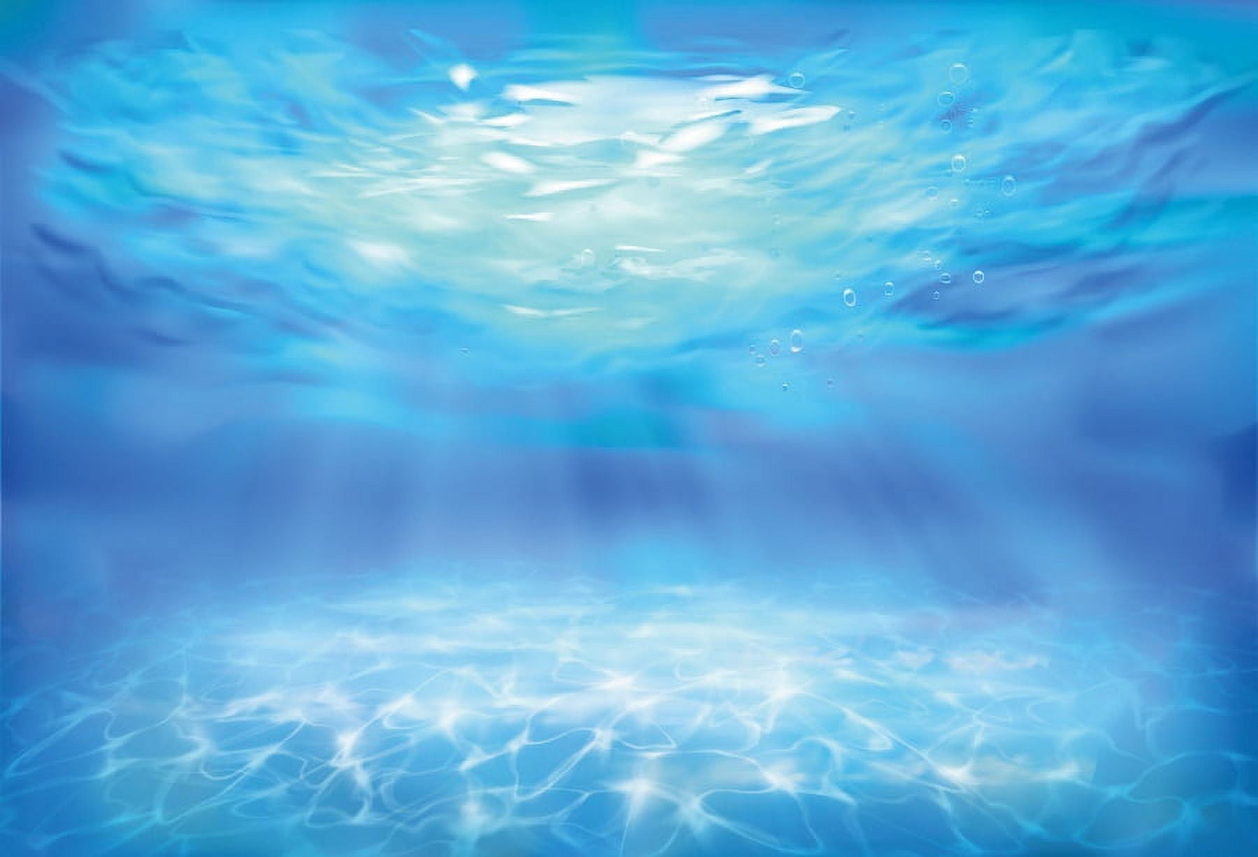 Photocall Background Aquarium Party Birthday Children Baby Wave Surface ...
