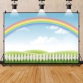 thumbnail image 1 of Photocall Photography Backdrop Portrait Baby Grass Fence Cloud White Cartoon Background Birthday Newborn Sky Blue, 1 of 5