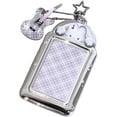 thumbnail image 1 of Photocard Holder, Clear PC Holder with Guitar Photocard Keychain, Cute Cat Rabbit Photocards Holder for Bus Card Photo Protector, 1 of 7