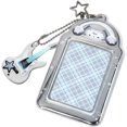 thumbnail image 1 of Photocard Holder, Clear PC Holder with Guitar Photocard Keychain, Cute Cat Rabbit Photocards Holder for Bus Card Photo Protector, 1 of 7