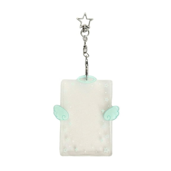 Photocard Holder Keychain Id Cards Holder Protector Student Card Protective Sleeve Photo Card Holder Pendant Keychain