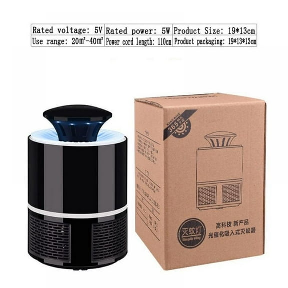 Photocatalyst Pest Reject Insect Bug Mosquito Buzz Zapper Killer UV Light Camp Children Room Home Kitchen Elimination Machine