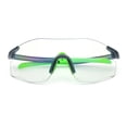 thumbnail image 1 of Photochromic Clear to Dark Mirrored Sport Shield Wrap Rimless Sunglasses [Slate Green - Teal Mirror], 1 of 9